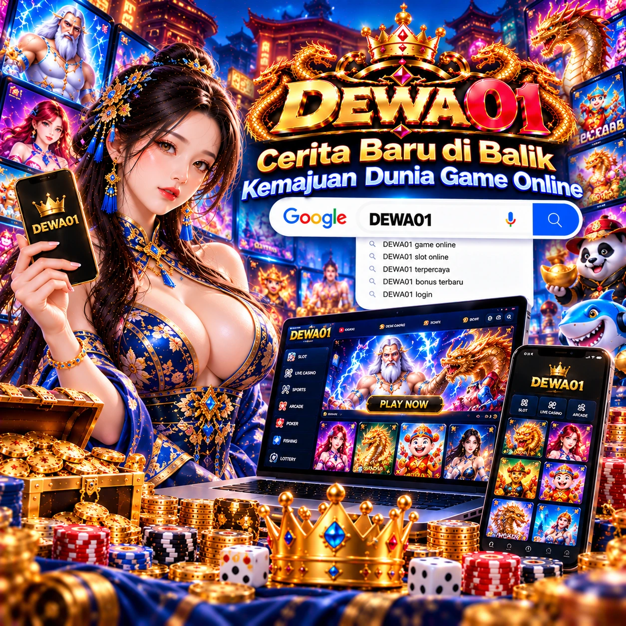 DEWA01 | Cerita Baru di Balik Kemajuan Dunia Game Onlines by Hey siriusly